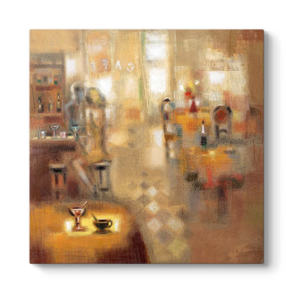 Cafe Soyut Tablo - Model 3